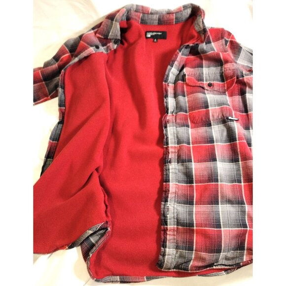 FOURSTAR Mens Small thermal lined Flannel Button-up shirt/Jacket - Picture 3 of 13